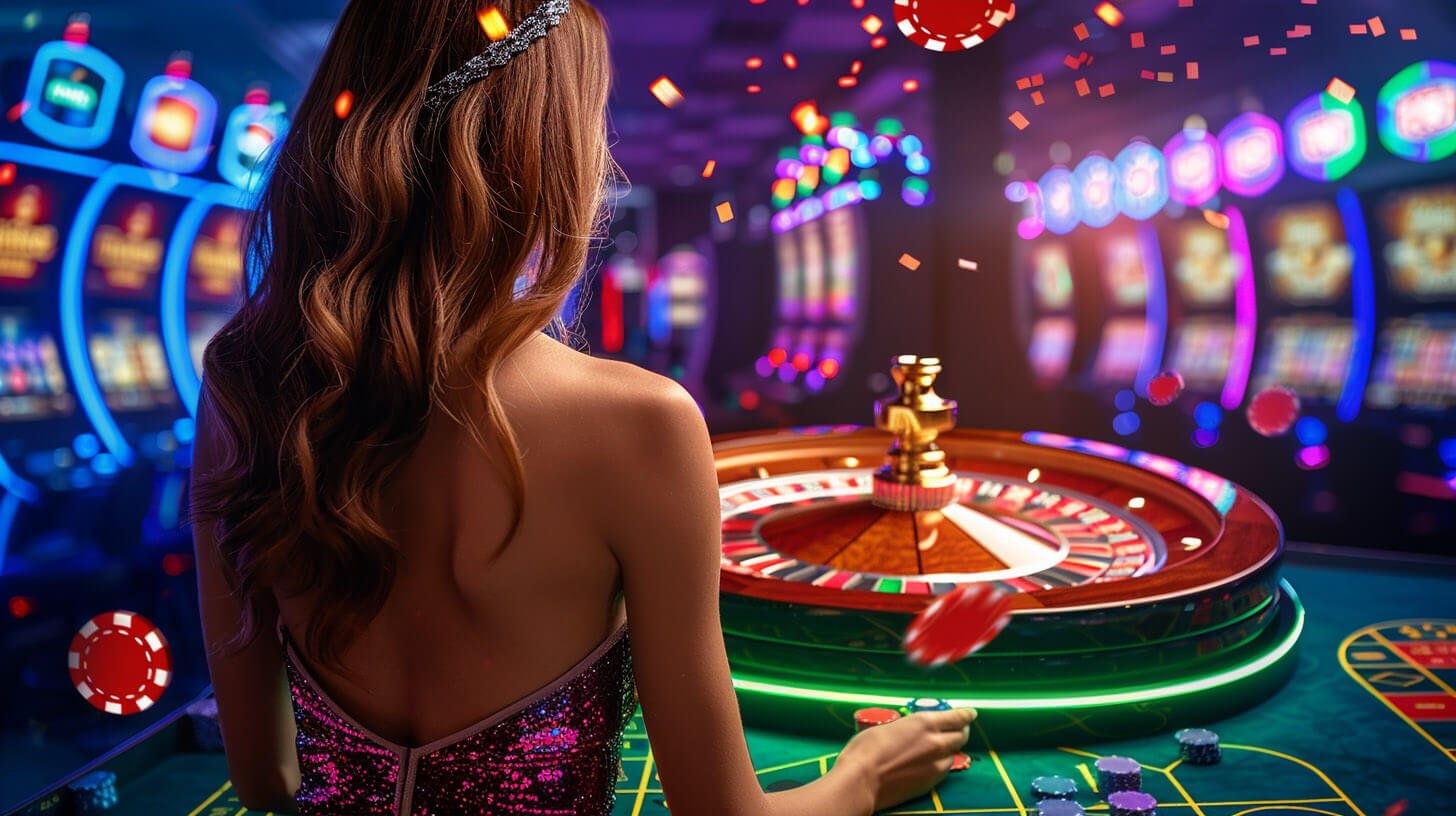 Antarmuka live roulette dalam mode demo dengan tampilan wheel dan opsi taruhan